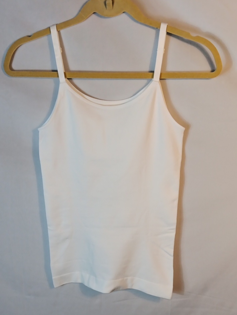 Shapermint White Slim Spaghetti Strap Tank